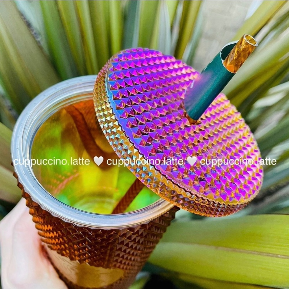 ✨NEW SET✨Starbucks 50th Anniversary Honeycomb Venti & Grande Studded Tumblers - Picture 7 of 14